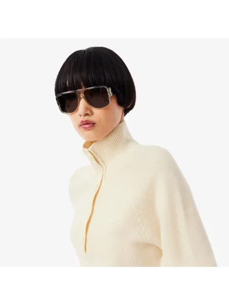 Классический свитер Lacoste белый