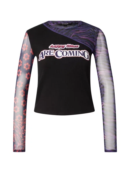 Desigual Tricou COBAIN mov liliachiu / mov închis / roșu deschis negru