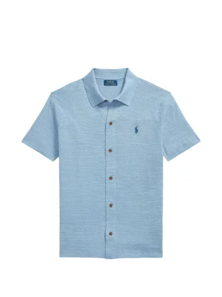 Μικρός πουκάμισο Polo Ralph Lauren με κέντημα μπλε