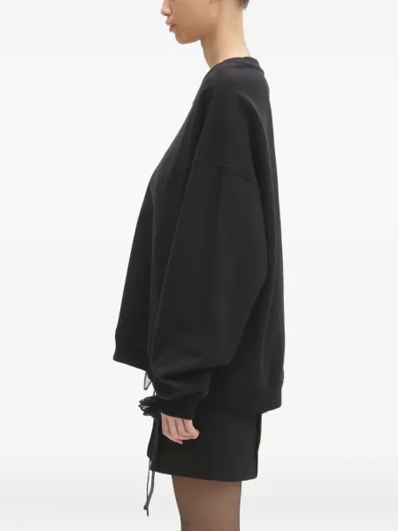 Hanorac Fiorucci cu broderie negru