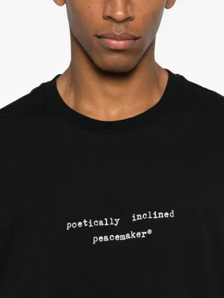 Tricou Oamc cu decolteu rotund negru