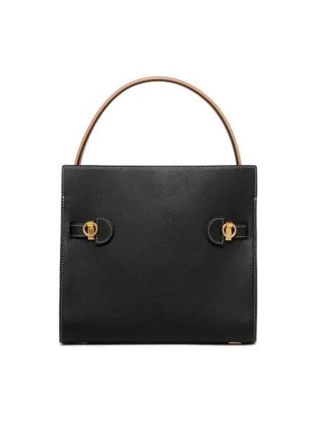 Torebka skórzana Tory Burch skórzana czarna