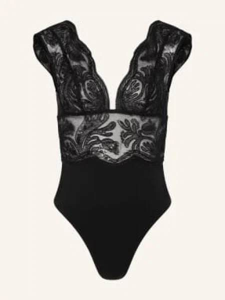 Livy Body Mirage Z Cekinami schwarz czarny
