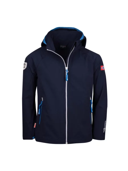 Kurtka Trollkids Kvalvika Softshell Dzieci czarna