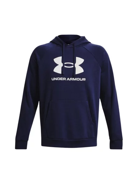 Fleecová mikina Under Armour s autogramem modrá