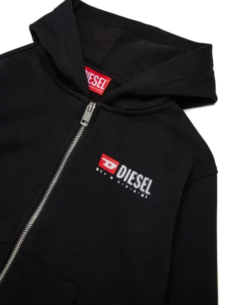 Bluza z kapturem dziecięca Diesel czarna