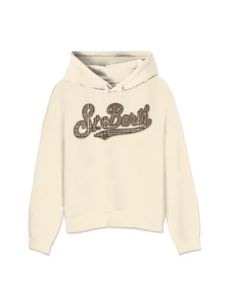 Bluza z kapturem Mc2 Saint Barth z kapturem beżowa