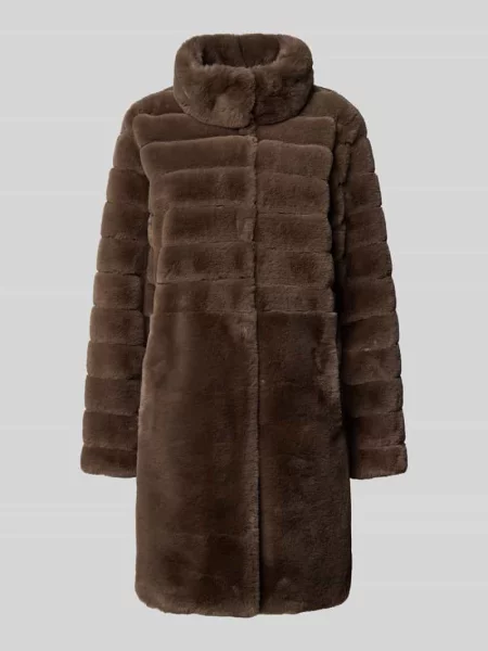 Kurtka dwustronna ze sztucznego futra ze stójką Petite M.