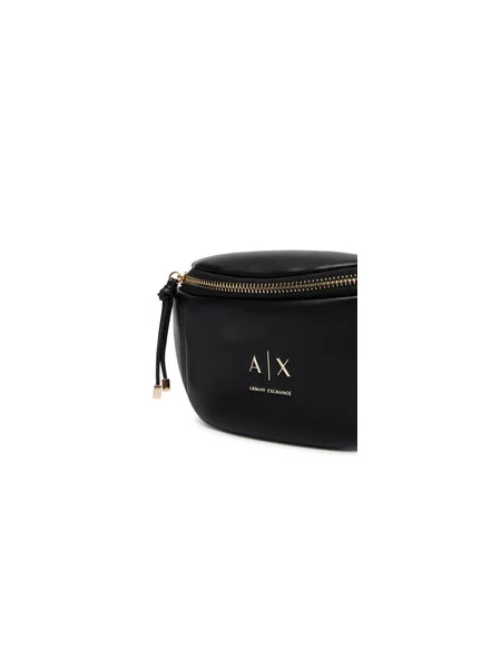 Armani Exchange Torbica za okrog pasu﻿ črna