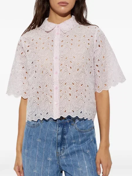 Cămașă Frame cu model paisley roz
