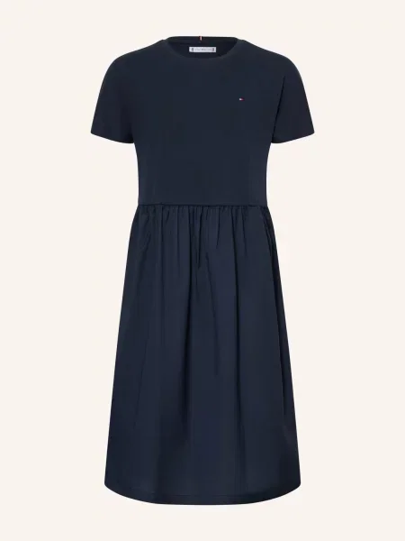 Tommy Hilfiger Jerseyové Šaty tmavě modrá