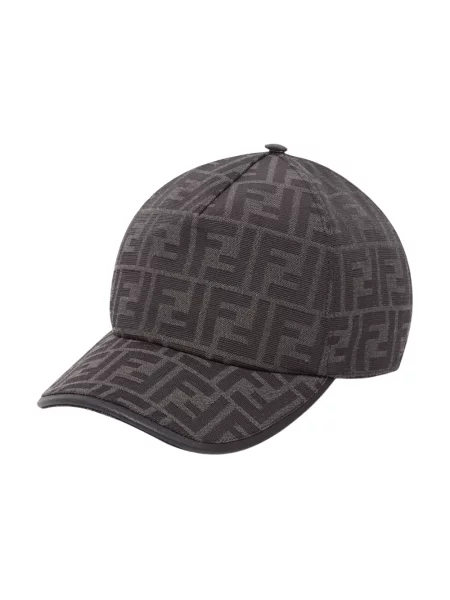 Czapka z daszkiem Fendi czarna