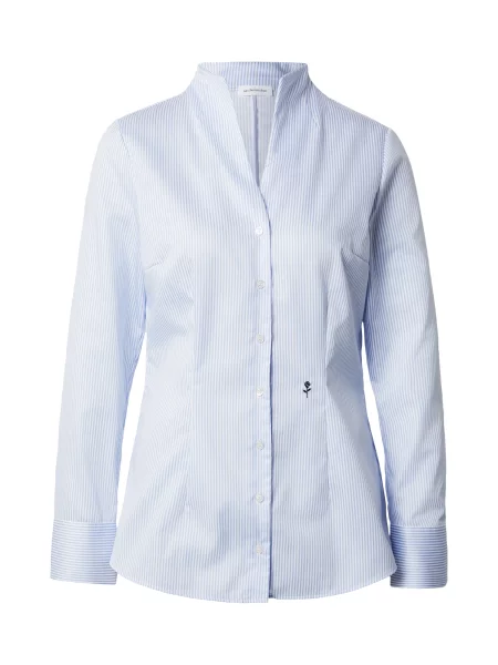 SEIDENSTICKER Bluză albastru deschis alb