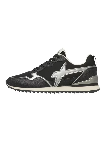 Sneakersy W6yz skórzane czarne