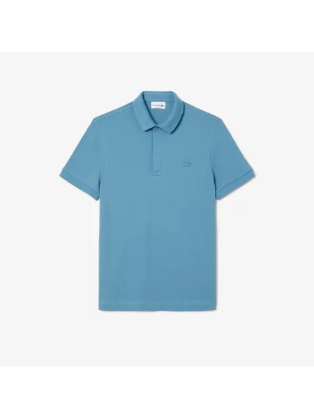 Lacoste Koszulka Polo Paris Stretch Piqué Regular Fit niebieska