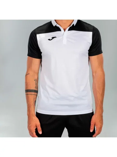 Koszulka polo do tenisa Joma Hobby II biała