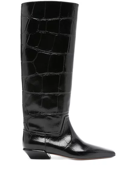 Botine Paris Texas din piele negru