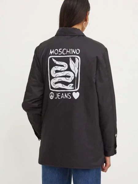 Куртка Moschino Jeans перехідна чорний