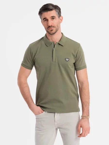 Polokošeľa Ombre khaki