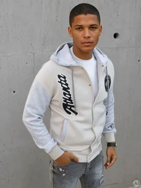 Bluza rozpinana kamelowa Dstreet