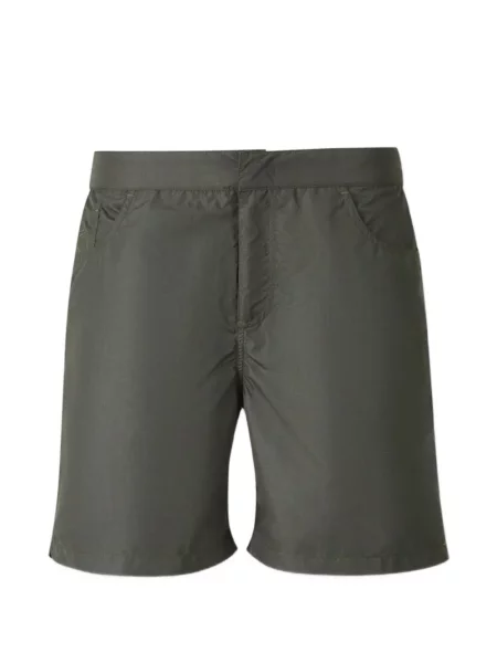 Slip de baie Richard J. Brown cu broderie verde