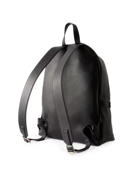 Rucsac Tom Ford din piele cu imagine negru