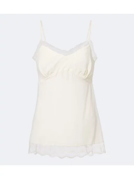 Maiou Simone Rocha din dantelă alb