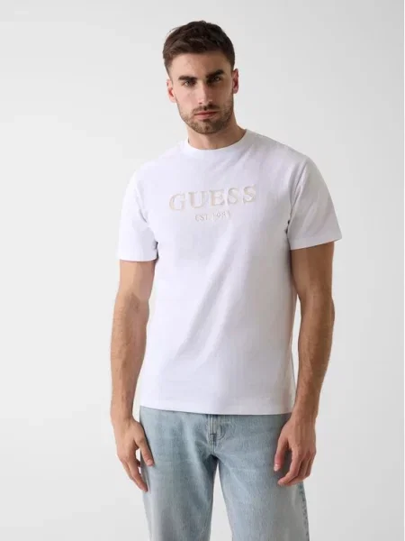 Guess Tricou alb