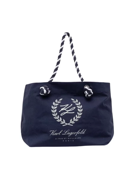 Karl Lagerfeld torebka tote K/HOTEL niebieska