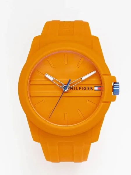 Zegarek Tommy Hilfiger pomarańczowy