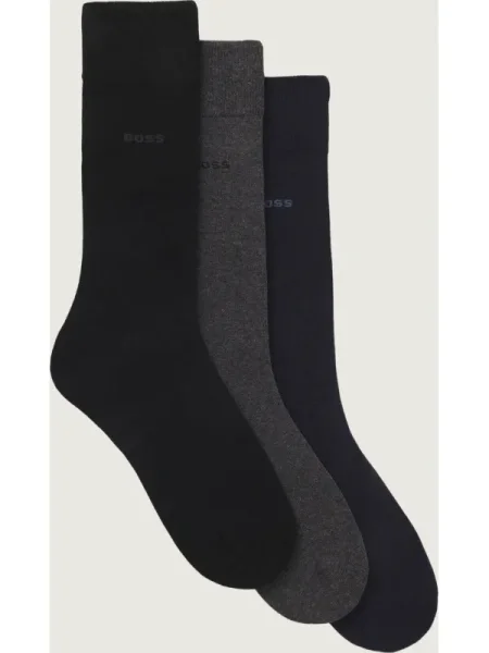 BOSS BLACK Șosete 3P RS GiftSet Uni CC negru