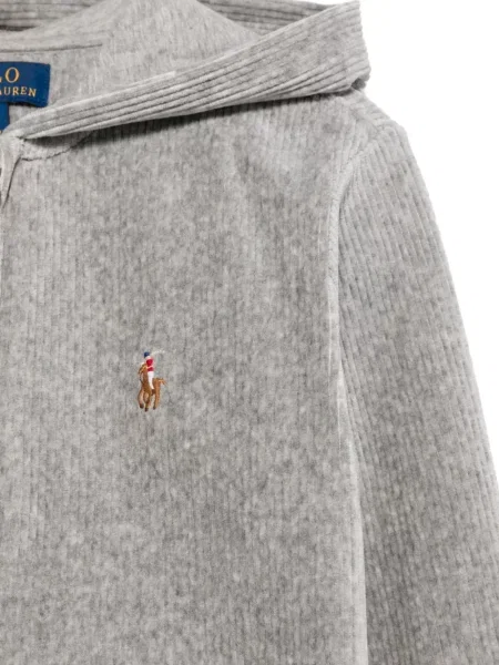 Bluza z kapturem dziecięca Polo Ralph Lauren szara