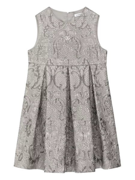 Sukienka dziecięca Dolce And Gabbana szara