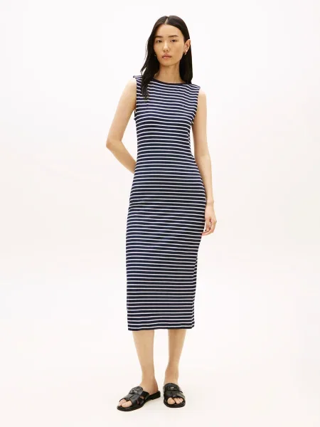 TOMMY HILFIGER Šaty námornícka modrá biela