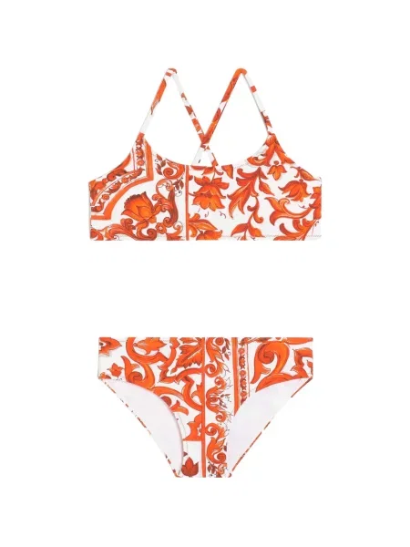 Maudymosi kostiumėlis Dolce & Gabbana oranžinė