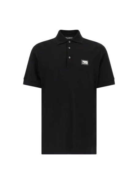 Koszulka polo Dolce And Gabbana czarna