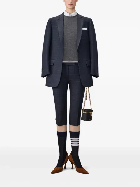 Top Thom Browne cu dungi gri