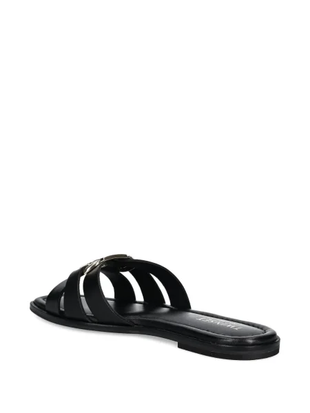 Sandale Twinset fără toc negru