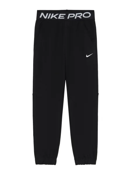 NIKE Παντελόνι φόρμας Pro μαύρο λευκό