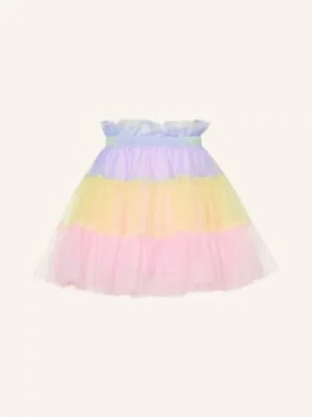 Billieblush Tylová Sukně světle růžová / světle fialová / tmavě žlutá