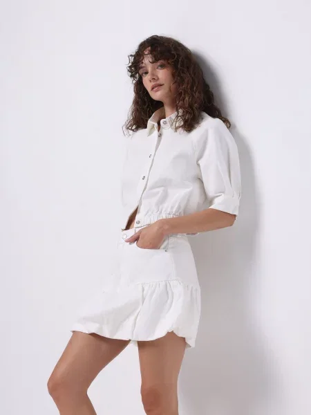 Спідниці Colin’s комбінований верх білий