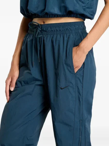 Кожена дълго риза Nike на райета черно