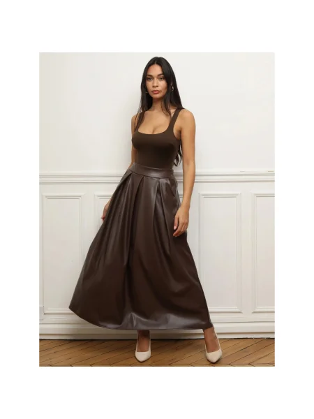 Fustă La Modeuse maro