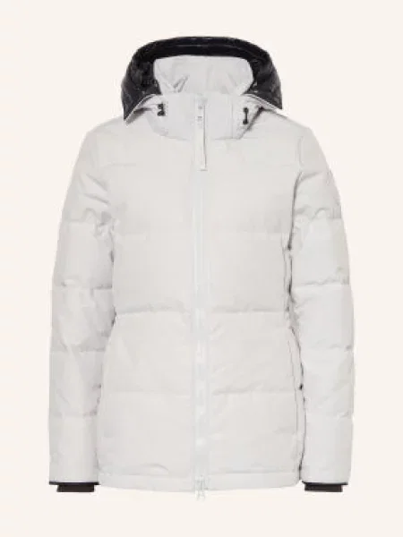 Canada Goose Péřové Bundy S Odnímatelnou Kapucí krémová