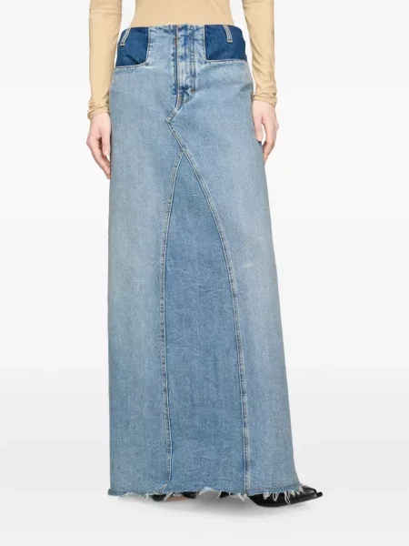 Fusta maxi Maison Margiela albastru