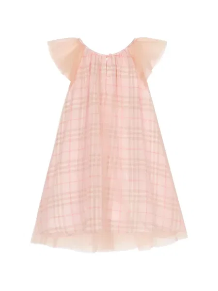 Sukienka dziecięca Burberry różowa