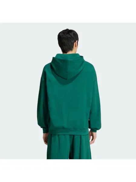 MIKINA S KAPUCÍ ADIDAS KIT SMALL LOGO zelená