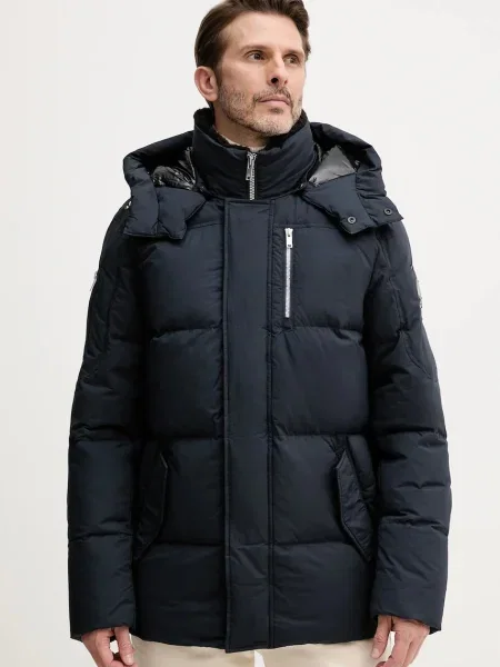 MOOSE KNUCKLES geacă de puf EVEREST bleumarin de iarnă