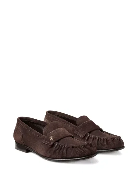 Semišové loafers Jimmy Choo hnědé