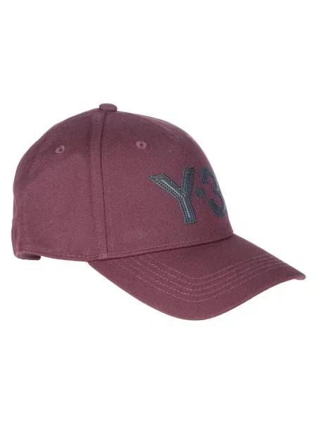 Czapka z daszkiem Y-3 z logo fioletowa